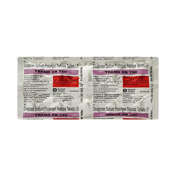 Trend XR 750mg Tablet 10'S