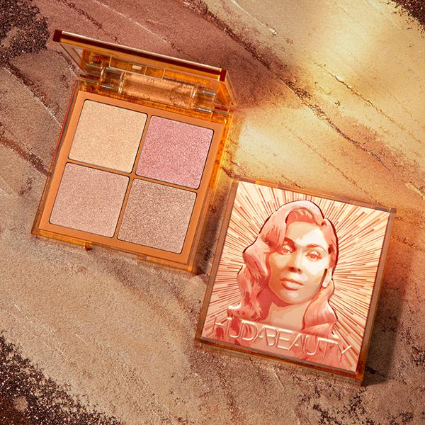 Huda Beauty Glow Obsessions Mini Face Palette Medium 6.4 gm - Highlighters & Illuminators