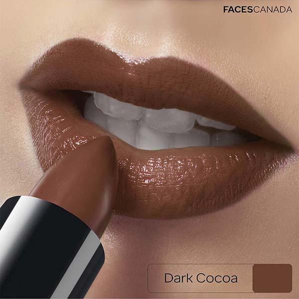 Faces Canada Weightless Creme Finish Lipstick Dark Cocoa 18 4 Gm - Lipsticks