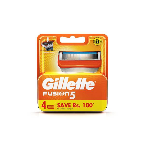 Gillette Fusion5 Manual Blades- 4 Cartridges 1's - Razors & Cartridges