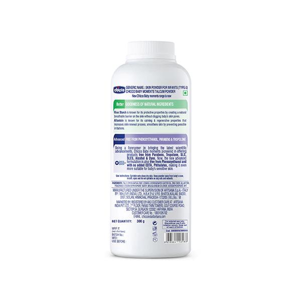Chicco Baby Moments Talcum Powder 300 gm - Baby Powder