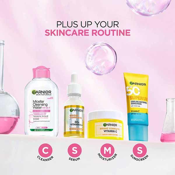 Garnier Skin Naturals, New Formula Micellar Cleansing Water All-In-1 Even For Sensitive Skin 125ml - Make Up Removers