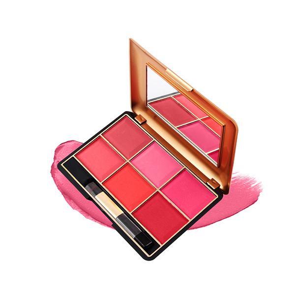 Netmeds | Miss Rose Professional 6 Color Blusher Palette 7004 - 014Y 02 30 gm
