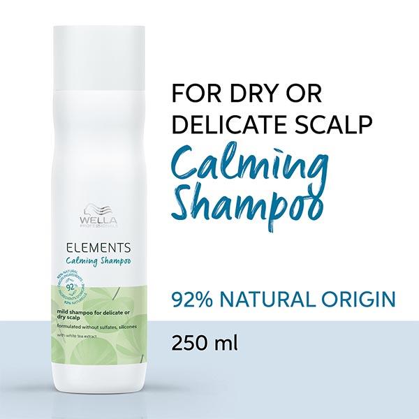 Wella Professionals Elements Calming Shampoo - Mild Shampoo for delicate or dry scalp 250 ml - Shampoos