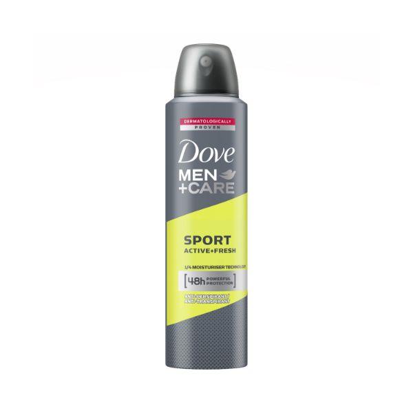 Netmeds | Dove Men + Care Sport Active + Fresh 48 Powerful Protection Antiperspirant / Antitranspirant 150ml