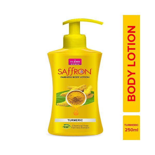 Netmeds | VI-John Saffron Turmeric Fairnes Body Lotion for Men & Women 250 ml