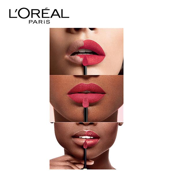 L'Oreal Paris Rouge Signature Matte Liquid Lipstick 132 I Radiate 7 ml - Lipsticks