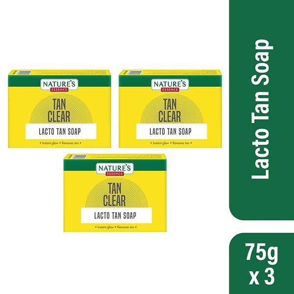 Nature's Essence Tan Clear Lacto Tan Soap For Bath 3's - Soaps