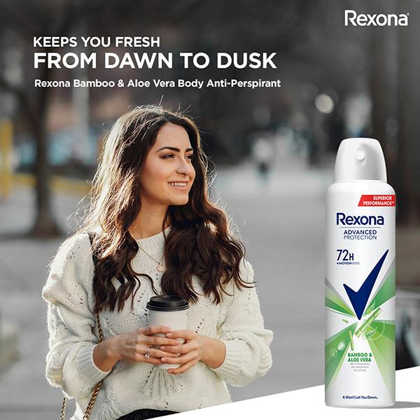 Rexona Advanced Protection Bamboo & Aloe Vera Antiperspirant Deodorant for Women 200 ml - Body Mist/Spray