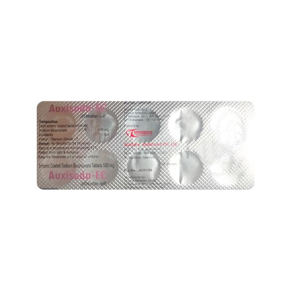 AUXISODA EC Tablet 10's - Ulcer/Reflux/Flatulence-Aaa