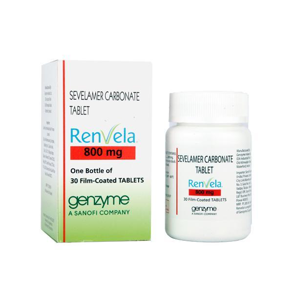 Renvela 800mg Tablet 30'S - Kidney Disease/Stones-Oth