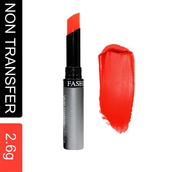 Fashion Colour Kiss Lip No Transfer Lipstick, 02 Orange 2.6 gm - Lipsticks
