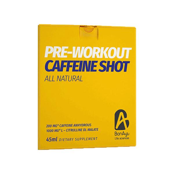 BonAyu Pre Workout Caffeine Shot - Pack of 6 x 45 ml