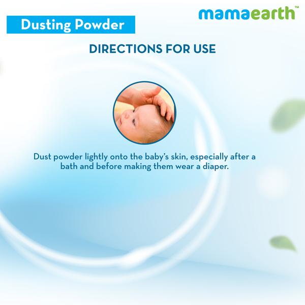 Mamaearth Baby Powder with Organic Oatmeal & Arrowroot 300gm - Baby Powder