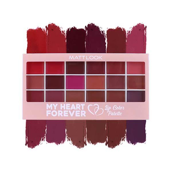 Netmeds | Matt Look My Heart forever Lip Color Palette, Long Lasting - My Heart forever 18 gm