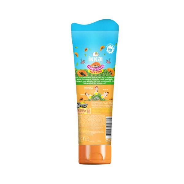 IKKAI Organic Papaya Power Face Scrub 100 gm - Scrubs & Exfoliants