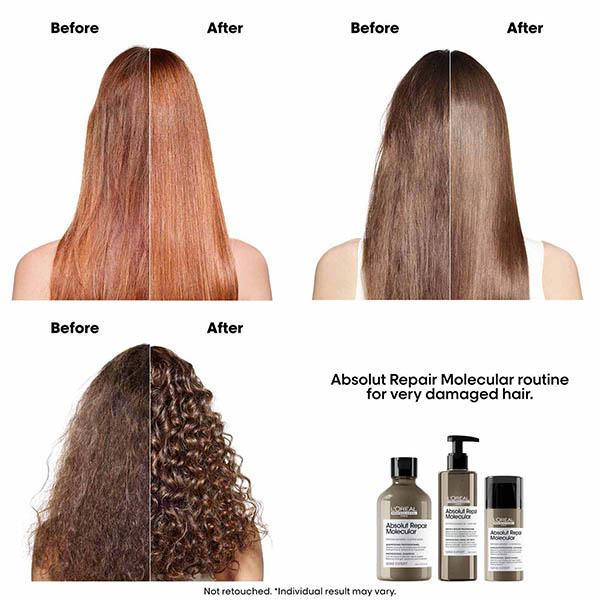 L'Oreal Professionnel Absolut Repair Molecular Sulfate-Free Deep Repairing Shampoo for Damaged Hair 300 ml - Shampoos