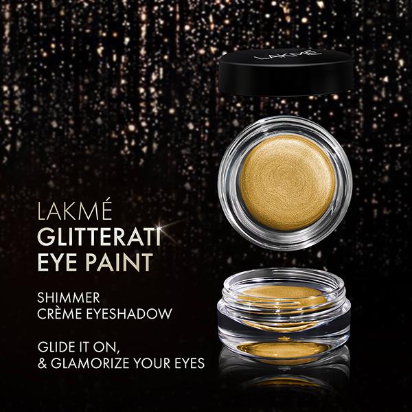 Lakme Absolute Explore Eye Paint Glittering Gold Dust 3 gm - Eyeshadow, Bases & Primers