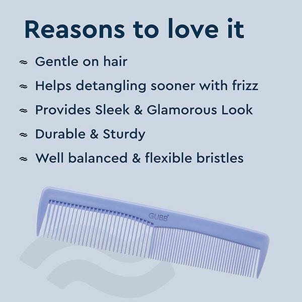 Gubb All Purpose Hair Comb (Santorini Hues) 1's - Hair Combs