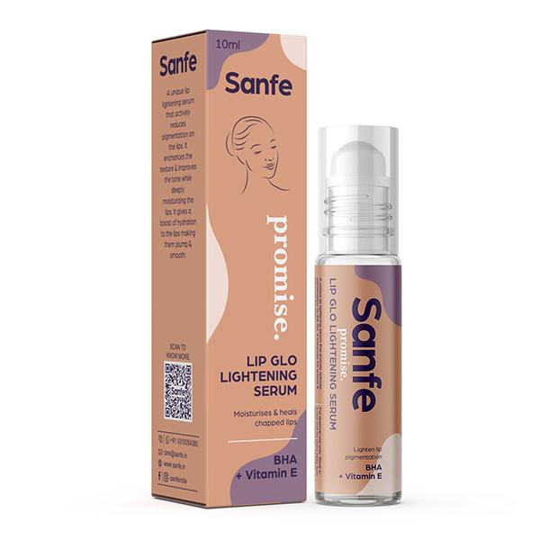 Netmeds | Sanfe Lip Lightening & Glo BHA Vitamin E 10 ml