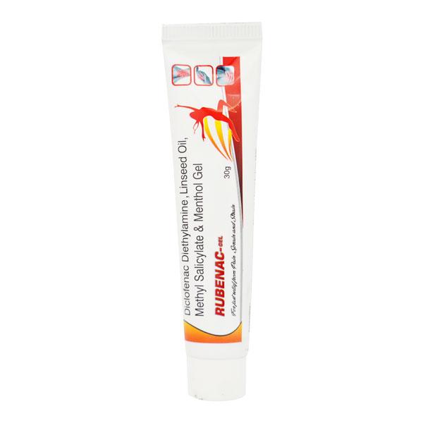 RUBENAC Gel 30gm - Pain relief-Nsa