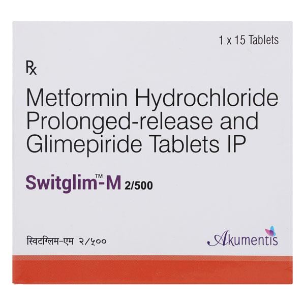 Switglim M 2/500mg Tablet 15'S - Diabetes-Ant