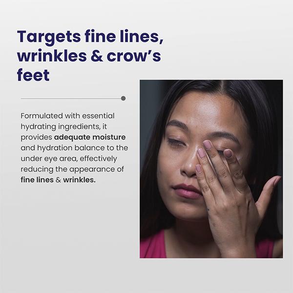Re'equil Under Eye Cream Fades Dark Circles, Reduces Puffiness, Fine Lines, and Crow's Feet Unisex for all Skin Types 15 gm - Under Eye Creams & Serums