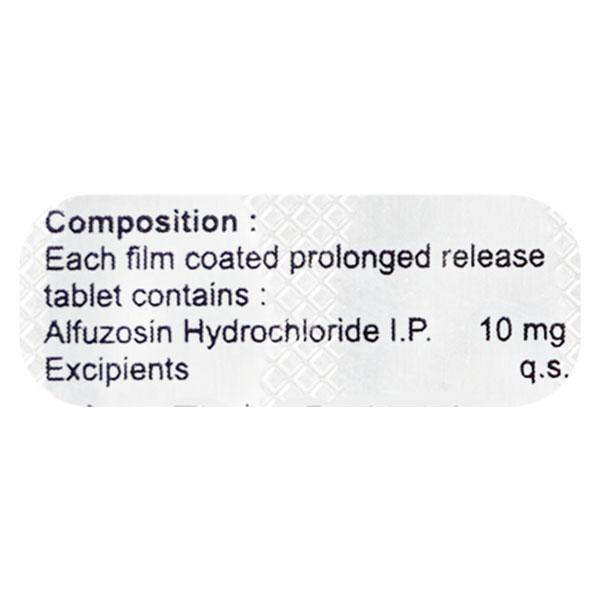 Efzu 10mg Tablet 10'S - Bladder And Prostate Disorders-Dru