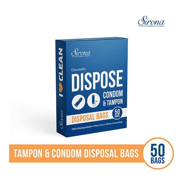 Sirona Discreet Disposal Bags for Tampons and Condoms 50's - Tampons