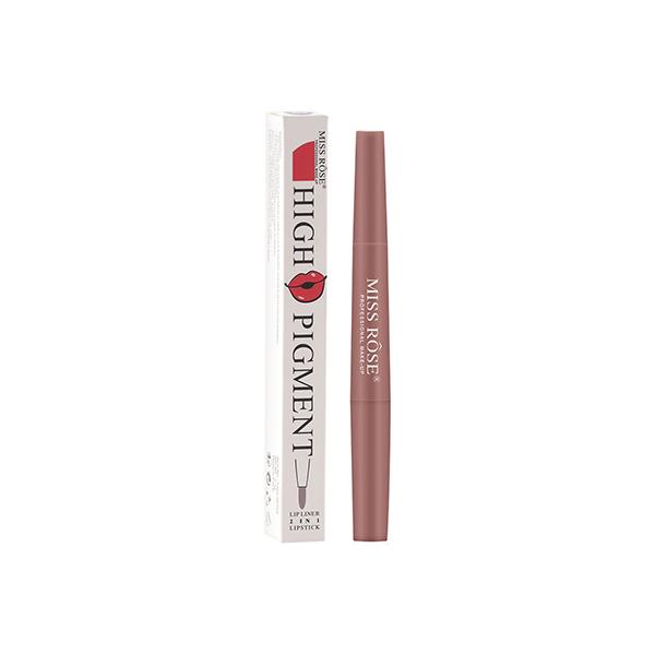 Miss Rose 2 In 1 Creamy Matte Lipstick Orchid 7102 - 001M 33 2.1 gm - Lipsticks