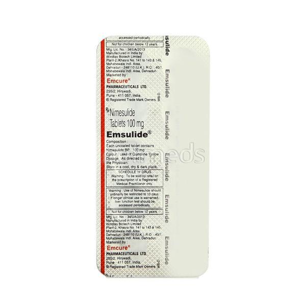 Emsulide Tablet 10'S