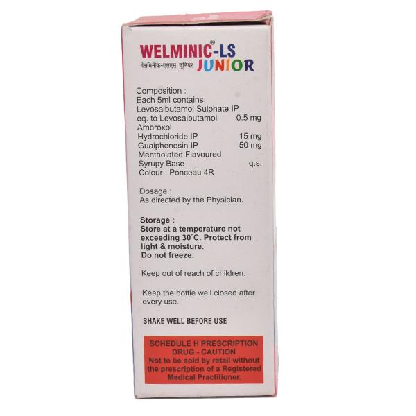 WELMINIC LS JUNIOR Expectorant 60ml - Cough And Cold-Cou