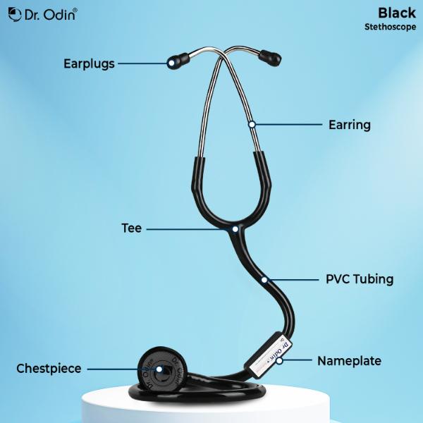 Dr. Odin Stethoscope Black 1's - Stethoscopes