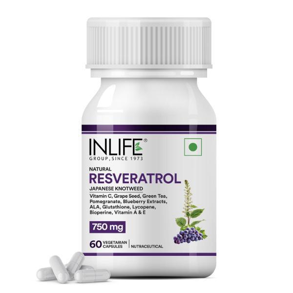 Netmeds | INLIFE Resveratrol 750 mg Veg Capsules 60's