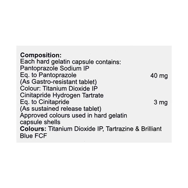 PANTAFOL CT Capsule 10's - Ulcer/Reflux/Flatulence-Aaa