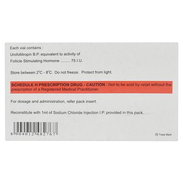 Diva Fsh 75 IU Injection 1'S - Hormonal Therapy-Tro