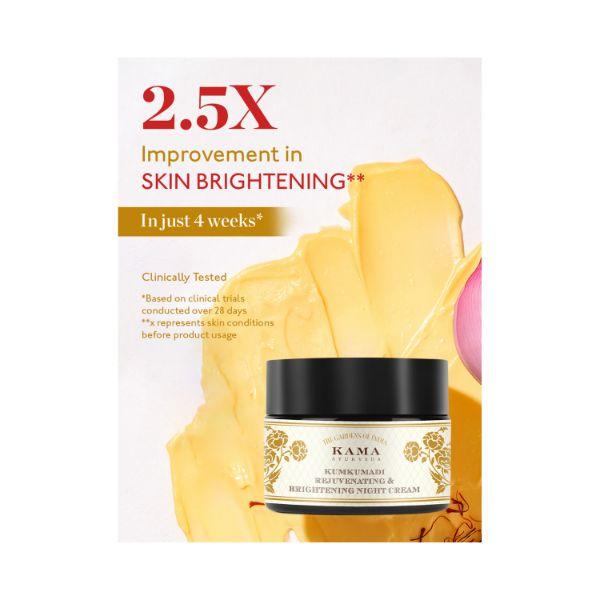 Kama Ayurveda Rejuventating And Brightening Night Cream 50 gm - Night Cream