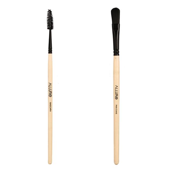 Netmeds | Allure Classic Mascara Brush & Pan Cake Brush Combo 1's
