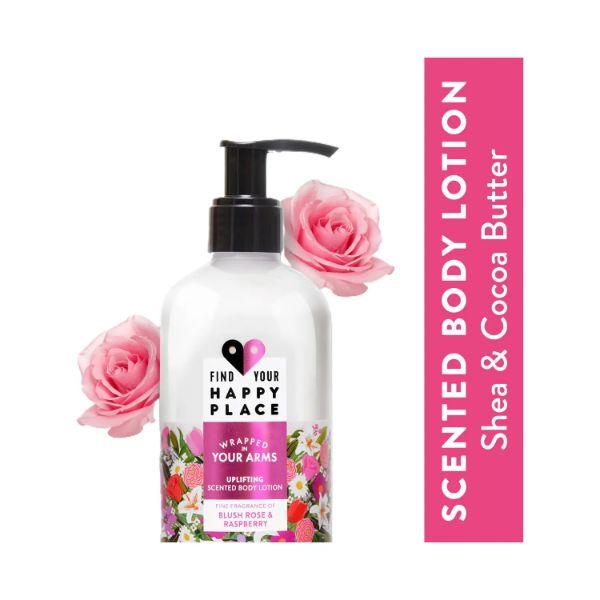 Find Your Happy Place Wrapped In Your Arms Body Lotion Blush Rose & Raspberry 300 ml - Lotions & Creams