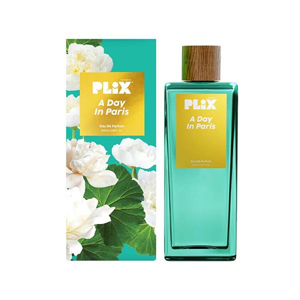 Netmeds | PLIX Day In Paris Perfume for Everyday Use - Long Lasting & Premium Parfum, Fresh Fragrance, Geranium, Peony, & Vanilla, Floral, Perfume for all Occasions 100 ml