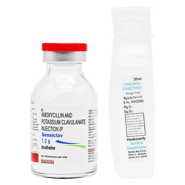 Sensiclav 1000/200mg Injection 1'S - Bacterial Infections-Pen