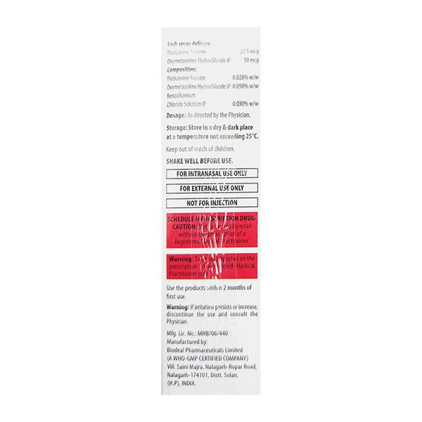 FLUTIVIN O 70md Nasal Spray 7g - Nasal Congestion-Nas