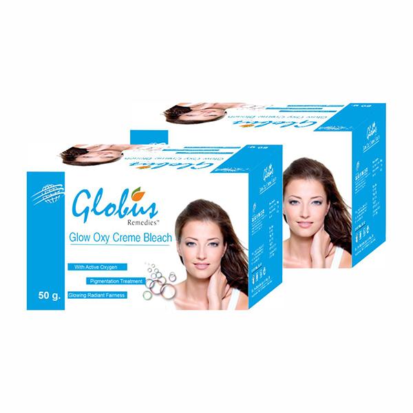 Netmeds | Globus Remedies Glow Oxy Bleach Creme 100 gm