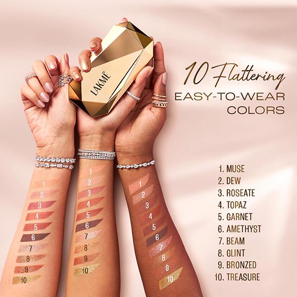 Lakme Be-jewel Multichrome Eyeshadow - Gilded Glow 12 gm - Eyeshadow, Bases & Primers