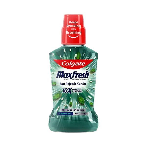 Netmeds | Colgate-Palmolive, Colgate Plax Antibacterial Mouthwash, 24/7 Fresh Breath(Fresh Mint) 500 ml