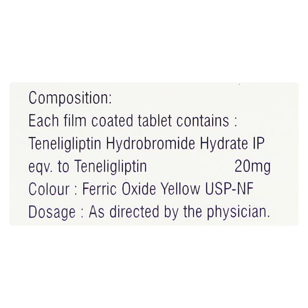 TENECIP 20 Tablet 10's - Diabetes-Ant