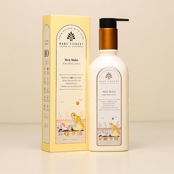 Baby Forest Moh Malai Baby Body Lotion 200 ml - Creams, Lotions & Oils