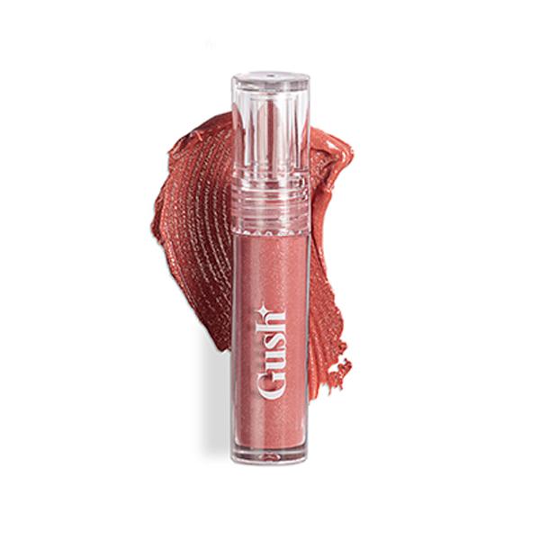 Netmeds | Gush Beauty Glaze Lip Oil Gloss High Shine and Hydrating Nude Gloss - Sheer Sparkle 2.8 ml