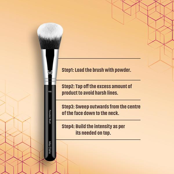 Miss Claire M6 - Powder/Blush Brush (Chrome) 1's - Face Brush