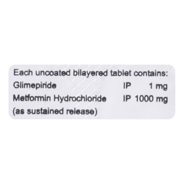 GLIMIBRIT M1 FORTE Tablet 15's - Diabetes-Ant